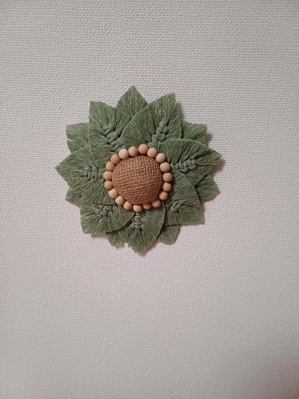 Flor en macramé – photo 4